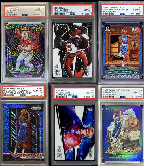 Gold Rush Multi Sport Pack 1-2 Guaranteed Graded/Single Cards Per Sealed Pack